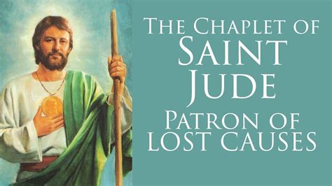 Chaplet Of Saint Jude Patron Of Lost Causes Youtube