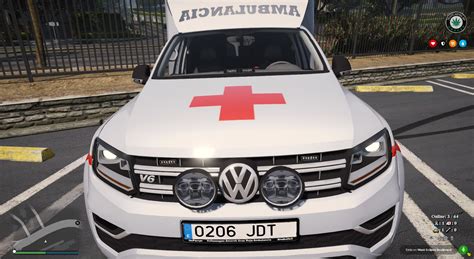 Volkswagen Amarok Cruz Roja Española Of Spainespaña Fivem Replace Els