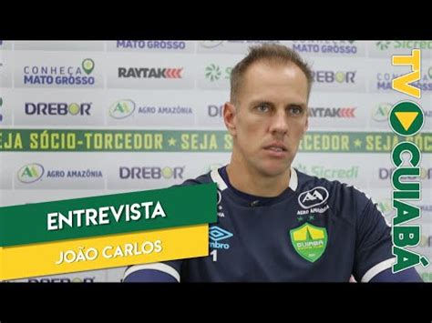 João Carlos fala sobre sua volta ao gol do Cuiabá YouTube