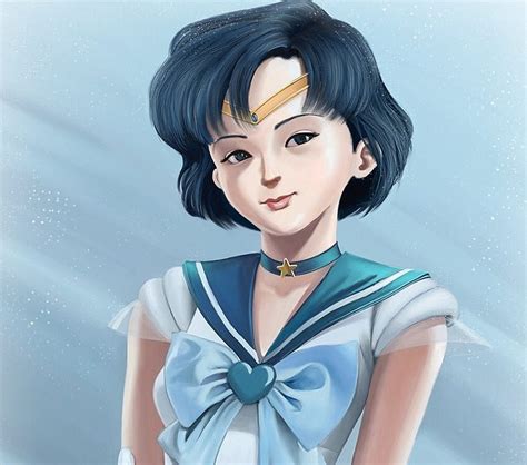 Sailor Mercury Girl Sailor Suit Anime Hd Wallpaper Peakpx