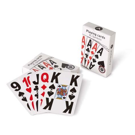 Vitility Extra Large Print Playing Cards Boxed2me