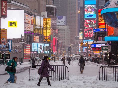 Pictures Of New York City In The Snow Business Insider