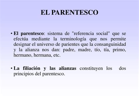 El Parentesco Familiar Definicion Caracteristicas Tip