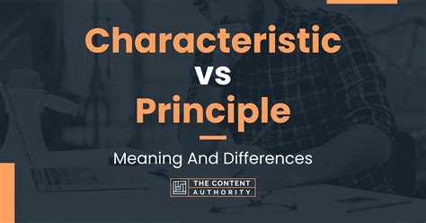 Characteristic Vs Principle Meaning And Differences