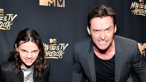 Dafne Keen Hugh Jackman Hugh Jackman Dafne Keen Attend A Photocall