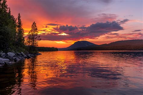 Image Mountains Lake Sunrises And Sunsets Landscape Photography