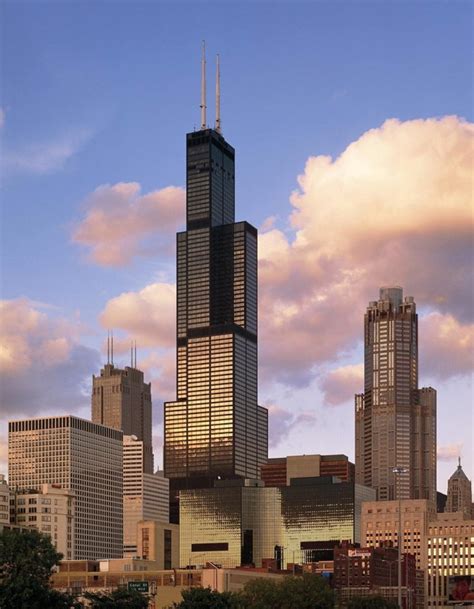 Tourism World Willis Tower Chicago Illinois United States Of