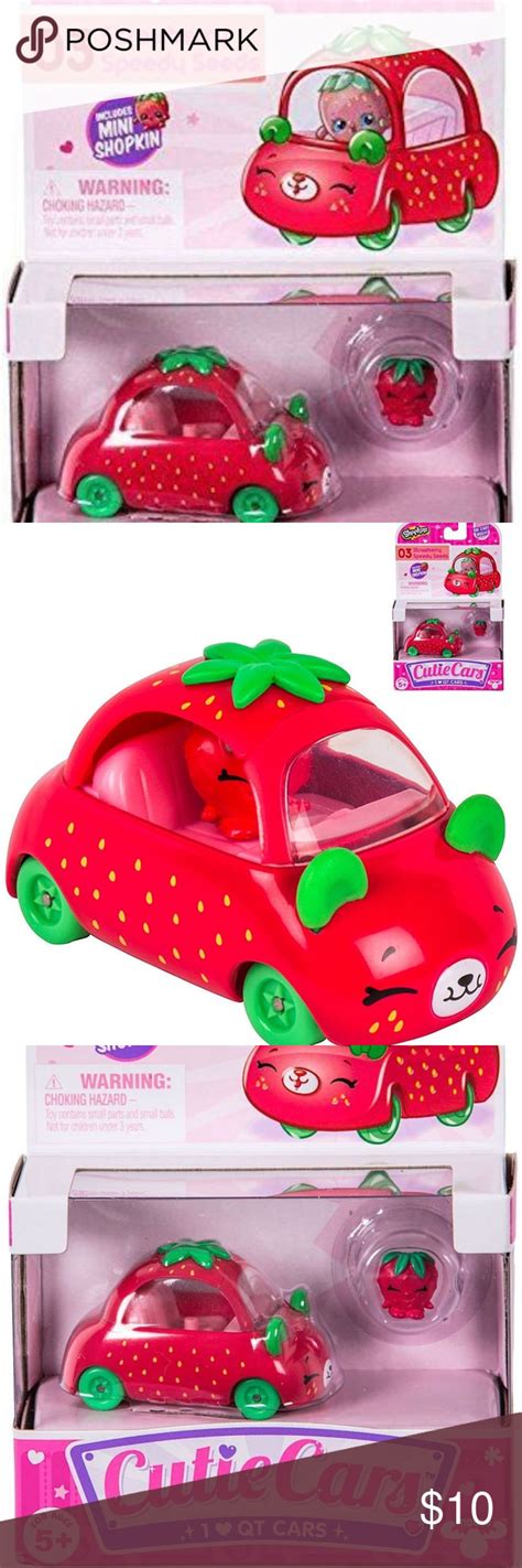 Shopkins Cutie Cars Strawberry Speedy 03 Shopkins Cutie Cars