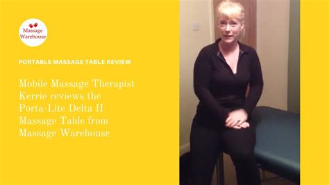 Mobile Massage Therapist Kerrie Reviews The Porta Lite Delta Ii Massage