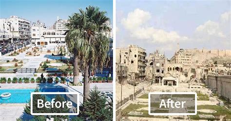 10 Before And After Pics Reveal What War Did To The Largest City In
