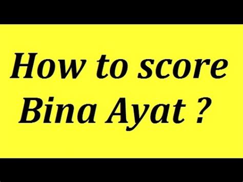 Study flashcards on bina ayat at cram.com. Bahasa Melayu SPM - Tatabahasa - Bina Ayat - YouTube