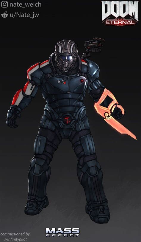 Artstation Spectre Slayer Doom Mass Effect Skin N7 Armor Future Soldier Star Wars Images