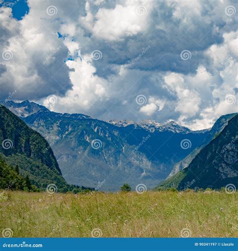 Beautiful Landscape Of Julian Alps Slovenia Europe Stock Image