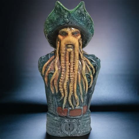 3d File Davy Jones Bust・3d Printing Model To Download・cults