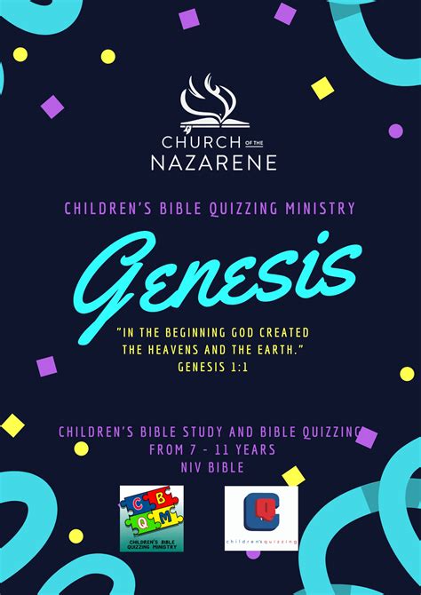 Childrens Bible Quizzing Ministry Genesis Mesoamerica Region