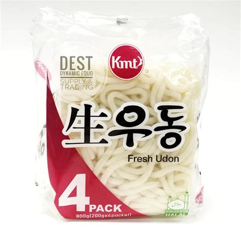 Kmt Korea Fresh Udon 4 In 1 200g X 4pkt Halal Shopee Malaysia