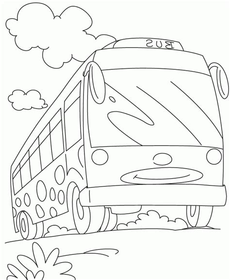 Bus Coloring Pages And Books 100 Free And Printable