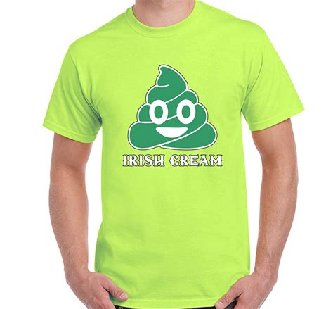 Irish Green Poop Emoji T Shirt Funny St Patricks Day T Shirt Ebay