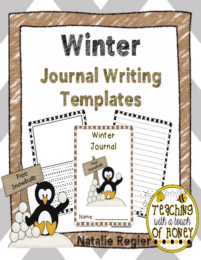 Winter Journal Writing Templates Editableprintables Freeprintables