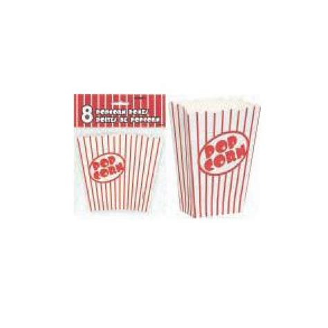 Popcorn Boxes Small 8 Pk Awards Night Catering Supplies Party