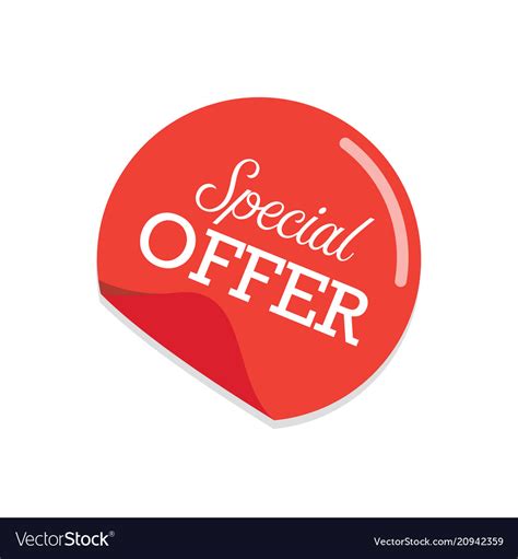 Special Offer Sticker Royalty Free Vector Image