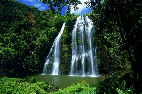 De Cascadas Waterfall Waterfall Pictures Kauai