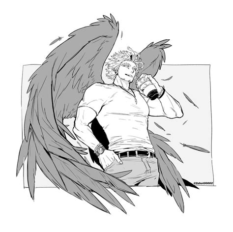 Hawks Boku No Hero Academia Drawn By Sigppang2shot00002 Danbooru