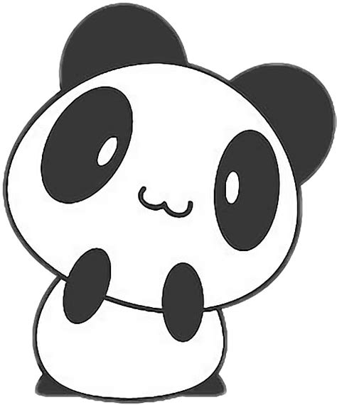 Freetoedit Cute Kawaii Panda Bear Sticker By Camilletournie