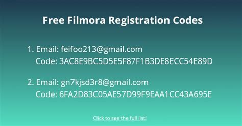 30 Free Filmora Registration Codes And License Keys Followchain