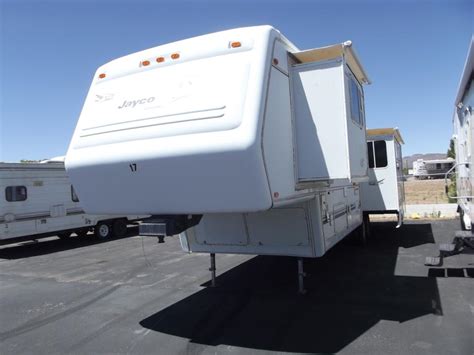 Light weight unit, jumbo slide out, queen sized bed, sofa bed, dinnette/bed, surround sound, cabinetry upgrade, rear bath with shower/tub, awning, rear roof ladder, spare tire and carrier, rear stab jacks, cd/dvd/am/fm player. Jayco Designer Legacy 3710rlts RVs for sale