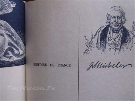 Histoire De France 18 Tomes Jules Michelet Génébrières 82230