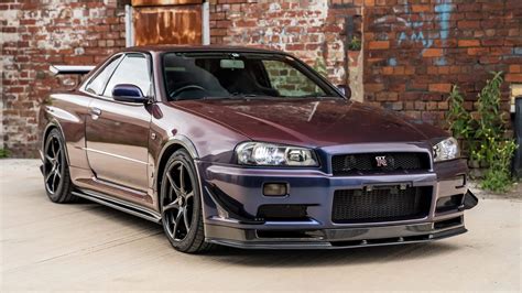 Nissan Skyline R34 GT R Painted In Midnight Purple III Is A Perfect