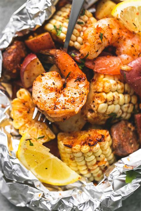 Bring 7 1/2 cups water to a boi. Best Ever Shrimp Boil Foil Packs - 4u1s