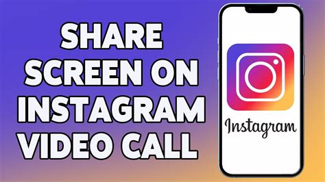 How To Share Screen On Instagram Video Call 2023 Mobile Phone Screen