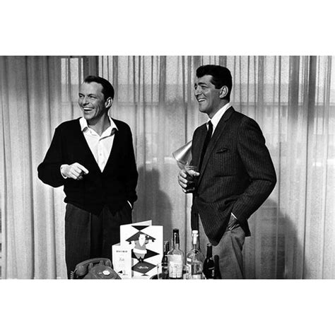 Frank Sinatra And Dean Martin In Oceans Eleven Classic Drinking In