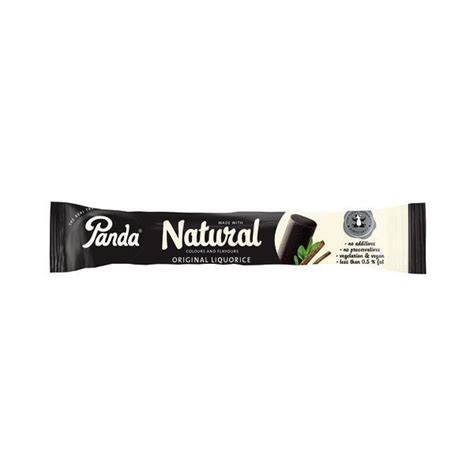 Panda Natural Black Licorice Bars 32g Vitamin King
