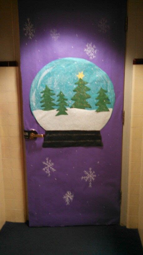 Snow Globe Class Door Class Door Classroom Door Holidays And Events