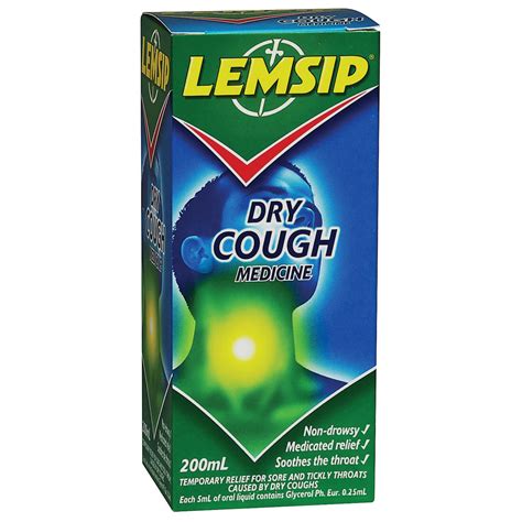 Lemsip Cough Medicine Medicine For Dry Cough 200ml
