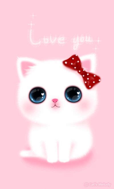 Pink Cute Girly Cat Melody Iphone Wallpaper Is Best High Definition