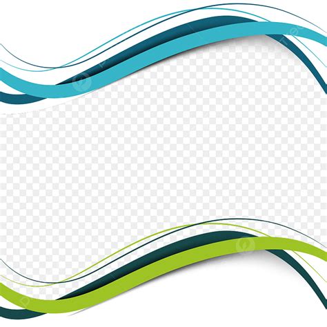 Green Wave Clipart Png Images Blue And Green Wave Background Template