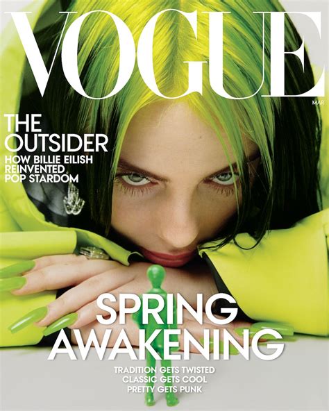 Billie Eilish Looks Gorgeous For Vogue Magazines March Issue Vogue