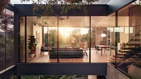 Alterstudio Designs Austin Residence Around Existing Oak Tree Houses