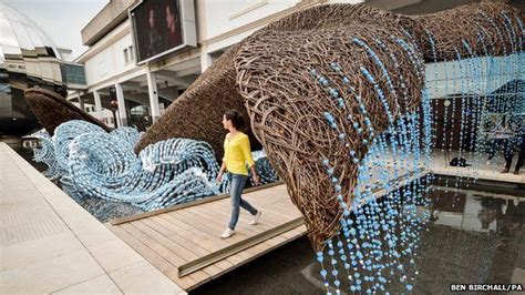 Whale Sculpture Marks Bristols Green Capital Status Bbc News Whale