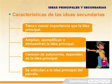 Ejemplos De Ideas Principales Y Secundarias