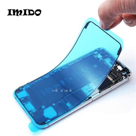 Imido 2 개 새로운 전면 하우징 접착 테이프 아이폰 8 8 플러스 X Lcd 방수 스티커 접착제 Phone Sticker And Back Flim Aliexpress