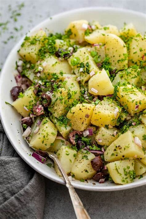 Mediterranean Potato Salad No Mayo Feelgoodfoodie