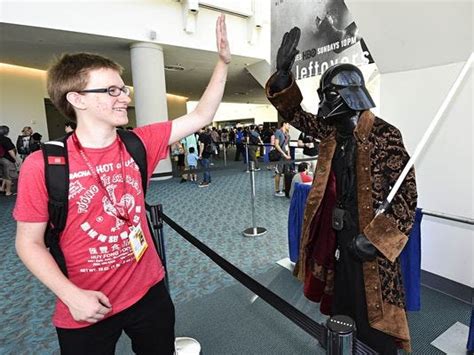 Maybe you would like to learn more about one of these? Fans start lining up as Comic-Con floor opens