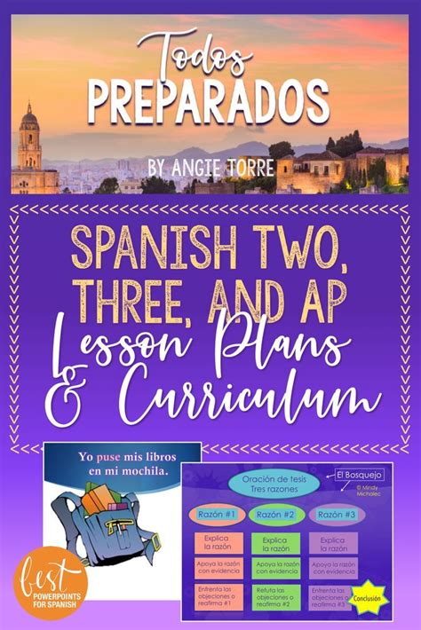 Spanish Two Three And Ap Spanish Lesson Plans And Curriculum Bundle