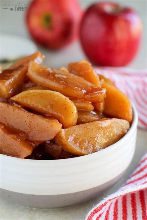 It normally has a smooth, light and airy texture and that is created by whipping the cream or egg whites. Slow Cooker Cinnamon Apples - An easy recipe for Cinnamon ...