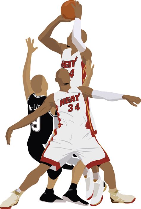 Ray Allen Eddy Curry Miami Heat Png Download Original Size Png